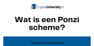 Wat is een Ponzi scheme?